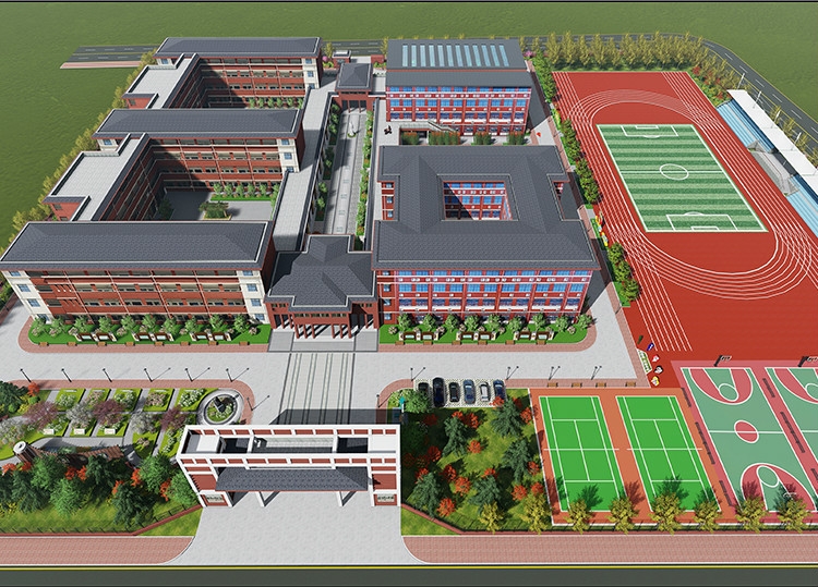菏澤市東明第一實驗小學景觀設計